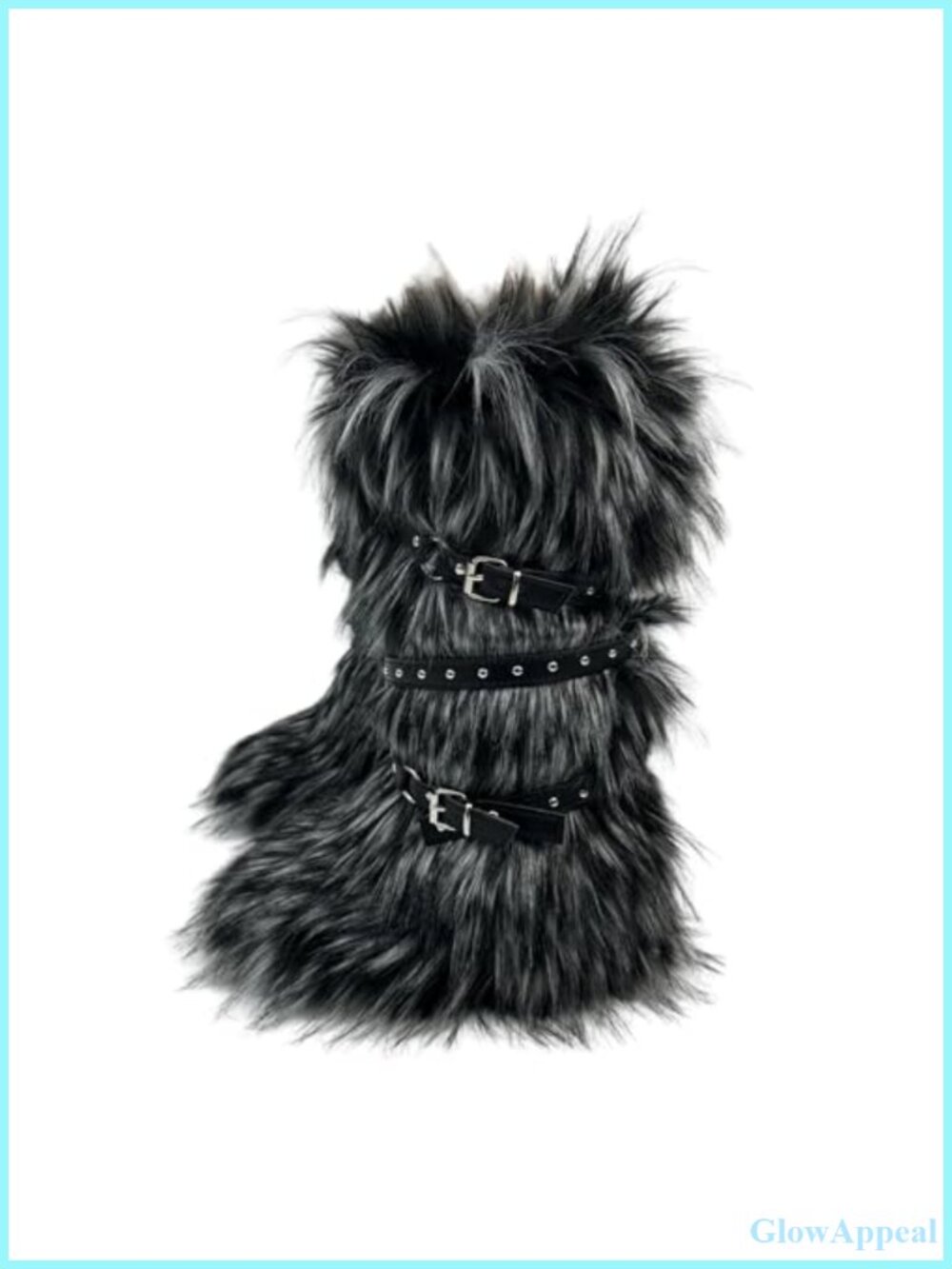 Faux Fur Knee-High Snow Boots with Memory Foam Insole for Women